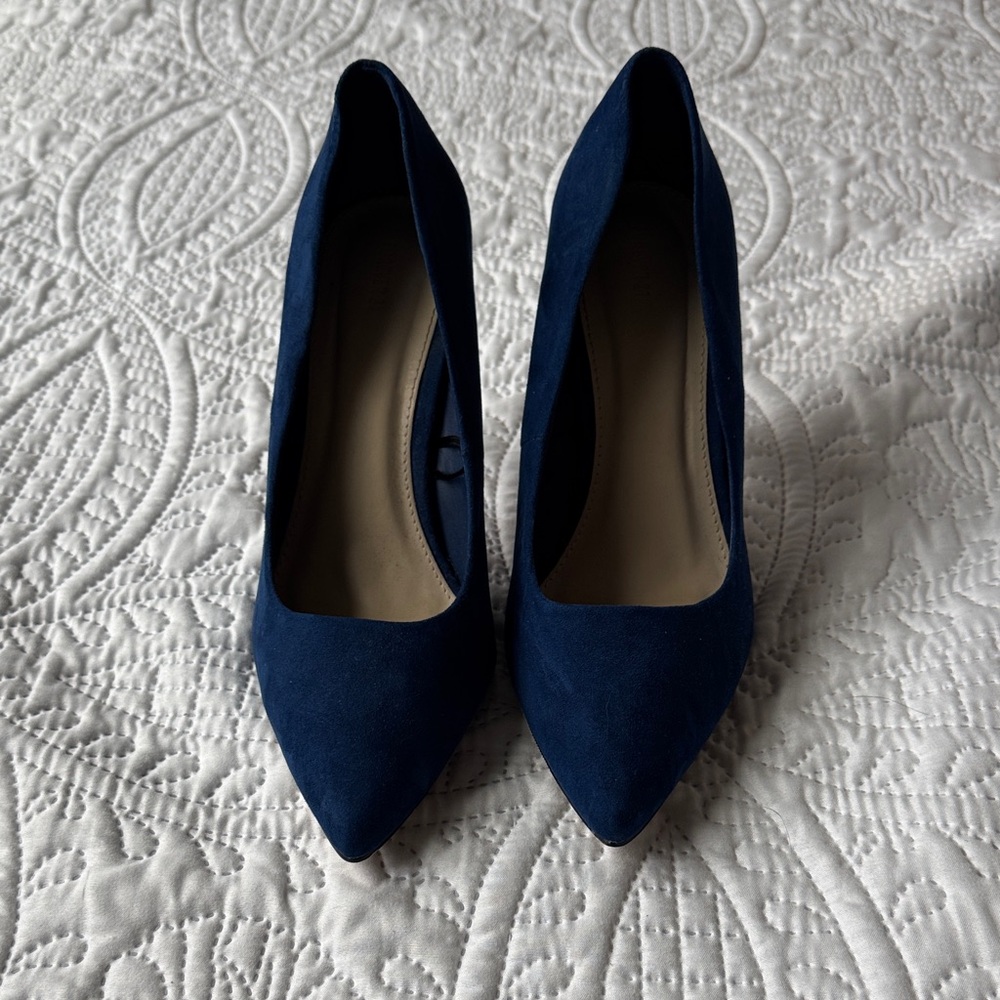Forever 21 Deep Blue Heels